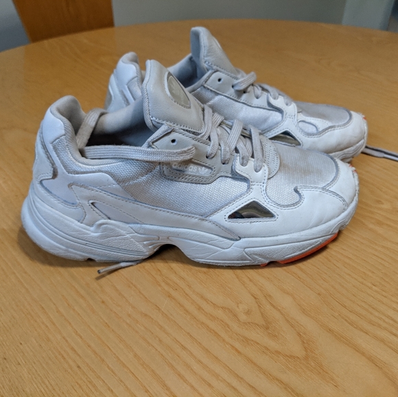 Shoes | Adidas Originals Falcon W Raw Off White Women Sneakers Ee5118 Size  85 | Poshmark